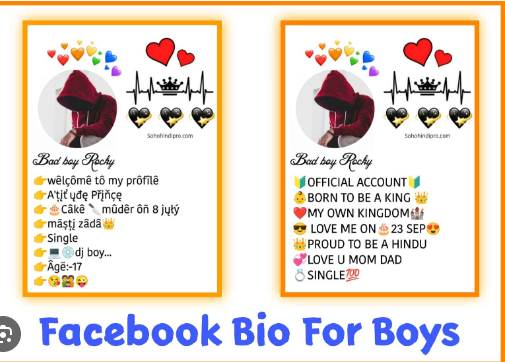 bio for Facebook
